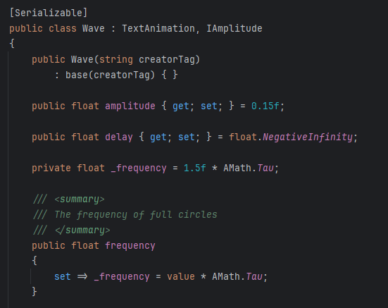Source code sample